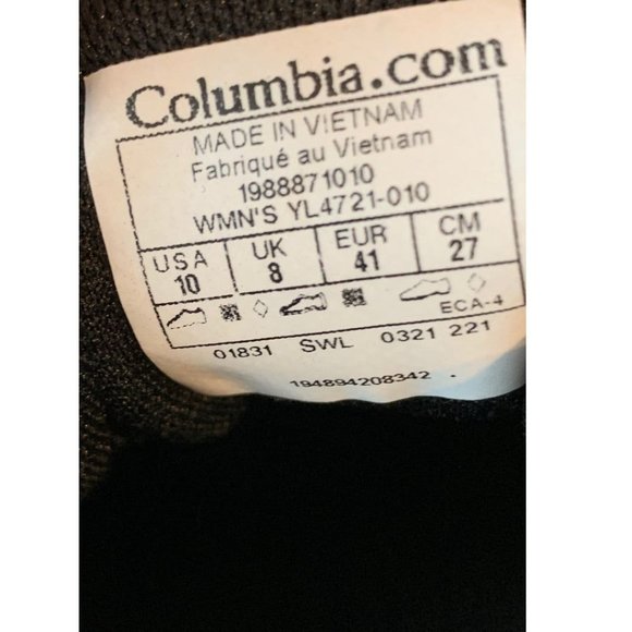 10M Columbia Vatana Basin Outdry Hiking Shoes Women's Size Waterproof YL4721 - Picture 12 of 12